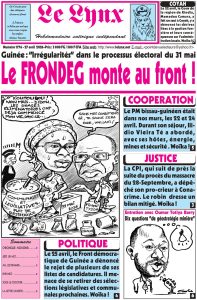 Actualités : La Une du Lynx du 27 avril en Kiosque