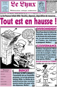 Actualité: La Une du Lynx N° 1773 du lundi 6 avril en kiosque