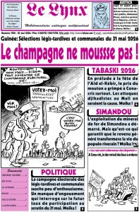 Actualités : La Une du Lynx du 25 mai en kiosque