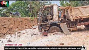 Hafia-Guériyabhé/Labé : Un mort et des blessés dans un accident