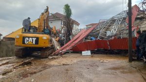 Démoudoula (Ratoma) : l’effondrement d&rsquo;un immeuble fait trois morts (bilan provisoire)