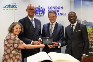 Communiqué de presse: le Groupe Ecobank ouvre la séance à la Bourse de Londres pour marquer la cotation de son obligation Nature