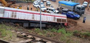 Déraillement du train Rusal à Kagbélen : Fassou Théa fait le constat